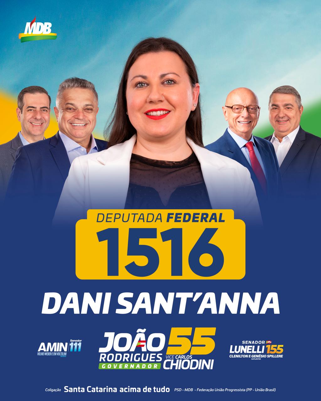 Dani Sant'Anna - Deputada Federal 1516
